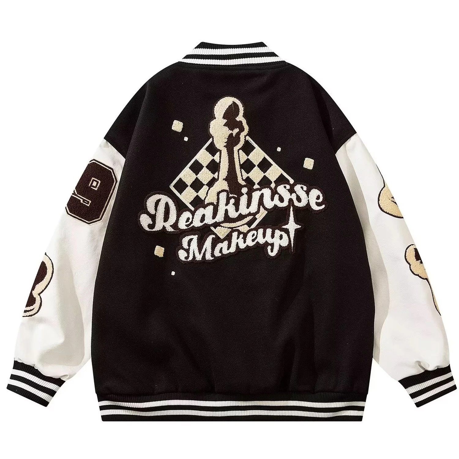 Brand American Vintage Baseball Jacket Men's Autumn High Street Letter Embroidery Hip Hop Loose ins Jacket 2023 Spring