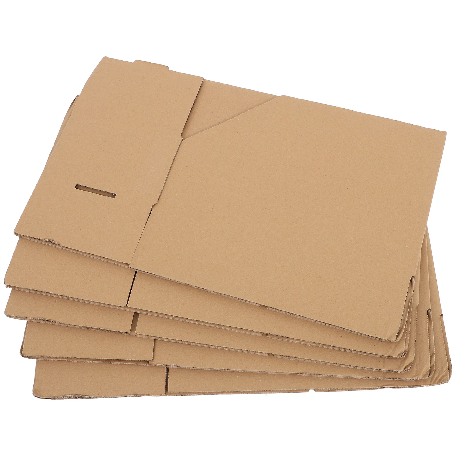 

5pcs Corrugated Containers for Sorting Boxes For Packaging Small Business Display Cardboard Storage Boxes Shelf Packaging