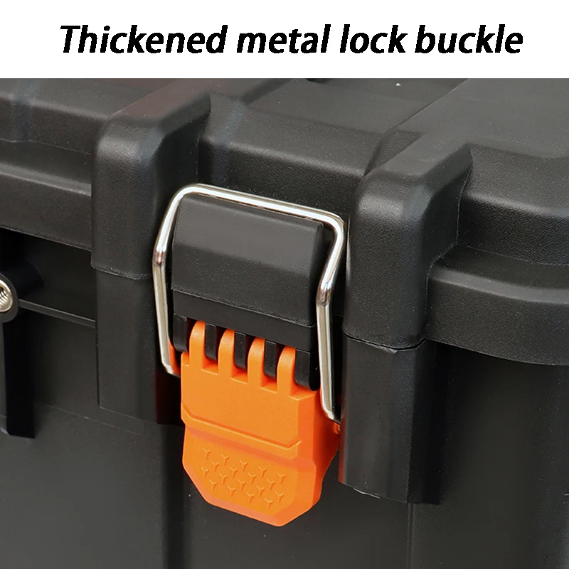 Large Capacity Toolbox Household Multifunctional Tool Storage Box Portable Hardware Tool Organizer Boxes Stackable Toolbox