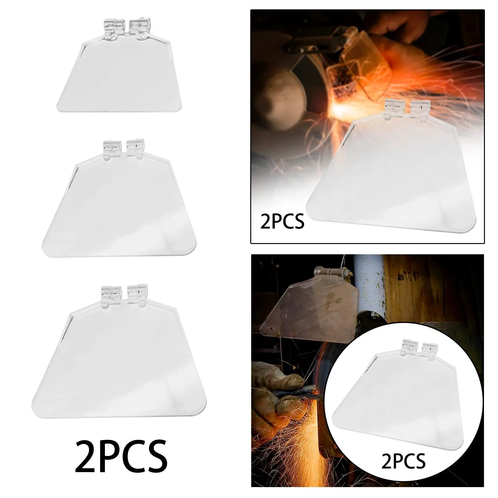 Bench Grinder Eye Shield Grinder Protective Shields for Gas Welding Cutting
