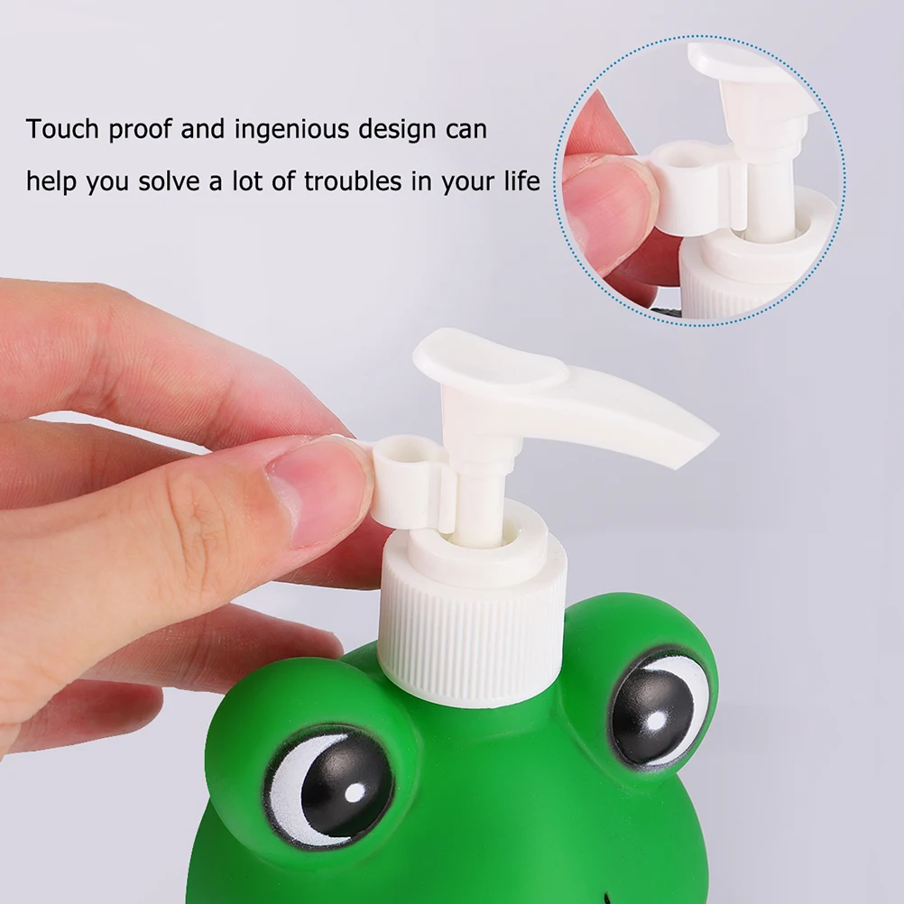 

2pcs Lotion Packing Press Bottle Cute Cartoon Refillable Shampoo Storage Empty Travel Foam Soap Dispenser Kids Bathrooms Home
