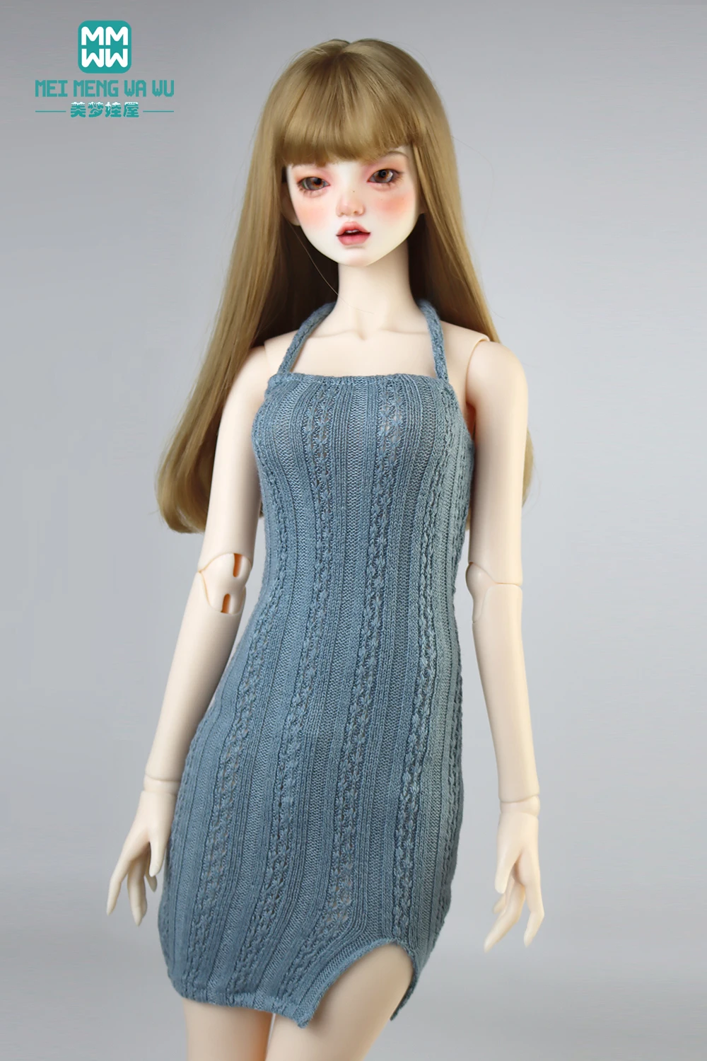 

Fits 58-60CM 1/3 BJD clothes SD DD Toys Ball Jointed Doll accessories Fashion Knitted Slip Dress