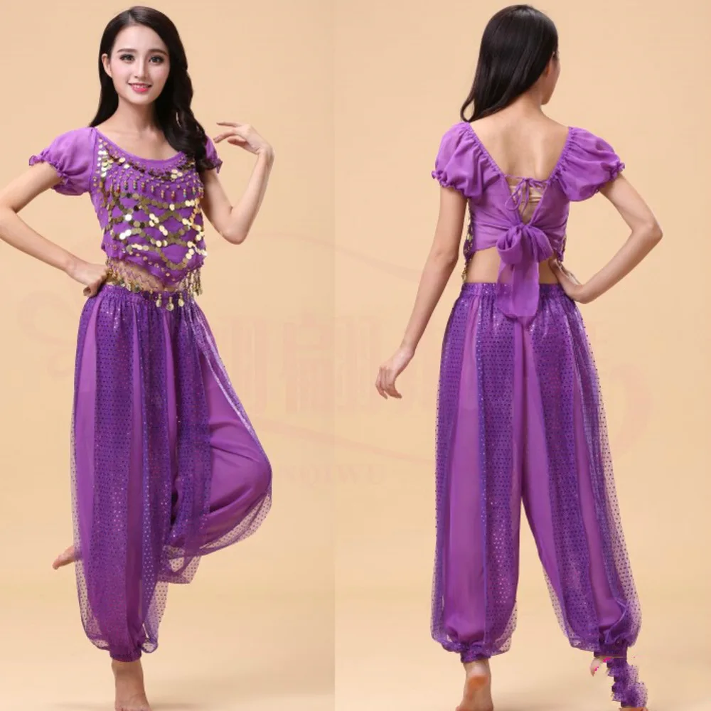 Costume de danse indienne femmes bollywood femme professionnelle fille Oriental indien danse du ventre vêtements robe de danse du ventre haut jupe