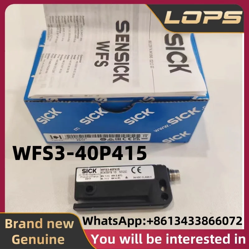 WFS3-40P415 Brand new original SICK slot type electric eye labeling machine label sensor, welcome to consult