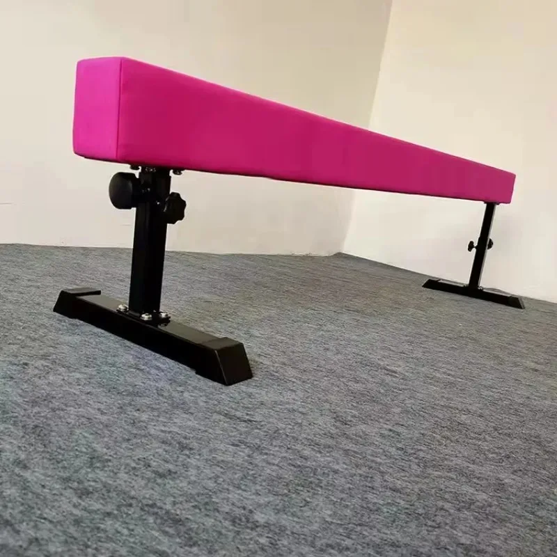 235x10x12 cm30–45 Adjustable Wooden Balance Beam for Gymnastics Training and Home Use
