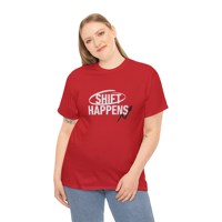 Shift Happens Real Estate Keller Williams EXP ReMax Compass Realtor Heavy Cotton T Shirt