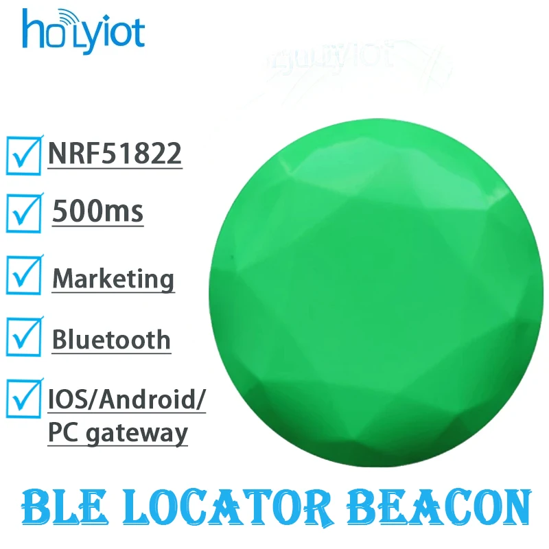 Étiquette de balise Bluetooth pour la navigation intérieure, balise de tournesol, localisateur de proximité, BLE 4.0, NRF51822, Eddystone,