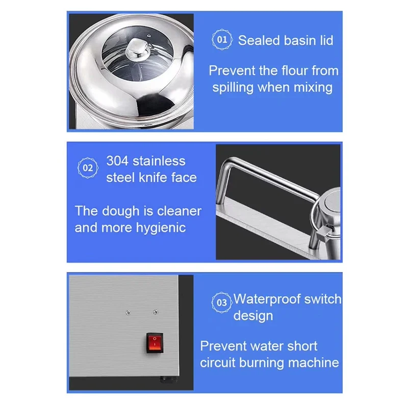 

Stand Mixer Dough Mixer Household Multi-Functional Automatic Stirring Cream Baking Dough Flour-Mixing Machine Kneading Machine