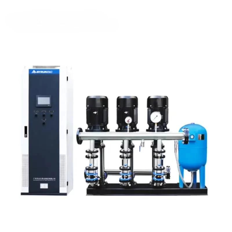 Frequency Conversion High Pressure Three Phase Motor Water Supply Pump Set Vertical Multistage CR Pump OEM Commercial Use 5