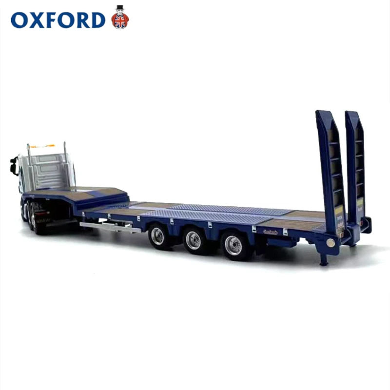 ダイキャストオックスフォード 1:76 スケールスカニアトレーラークレーンバントラック半低合金車モデルグッズおもちゃギフトお土産ディスプレイ飾り