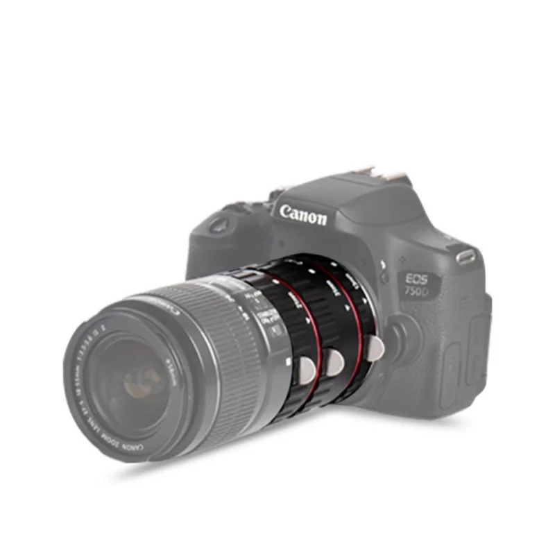 Lens Adapter Auto Focusing Macro Extension Tube Set 3-Piece Focus Rings 13/21/31mm Camera Lens For Canon Accessories