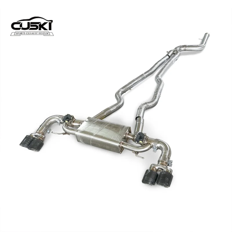 

Выхлопная система Cat back, выхлопная труба Подходит для BMW M340i/M340 G20 3,0 T 2019-2023, гоночный глушитель exhau из качественной нержавеющей стали