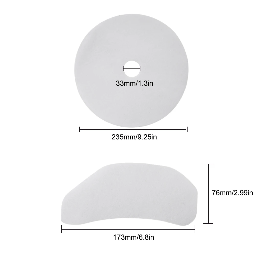 둥근 배기 필터 텀블 건조기, BUSH DHB7VTDW DHB7VTDB TD3CNBW 용 공기 흡입 필터, 욕실 고정 장치, 10 개