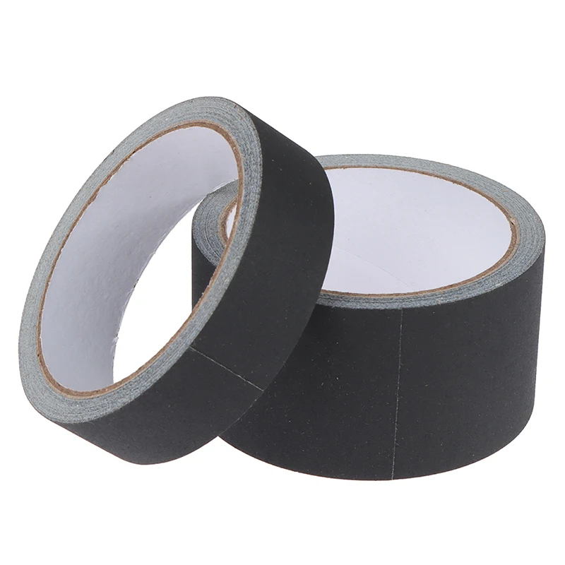 Black Gaffer Tape No Residue Non-Reflective Easy Tear Book Repair Tape Matte