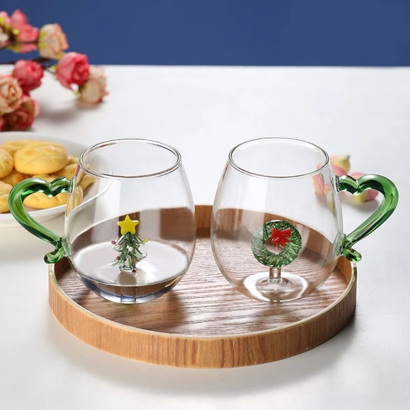Cốc thủy tinh theo chủ đề Giáng sinh Cốc thủy tinh 3D theo chủ đề Giáng sinh độc đáo với thiết kế tinh tế cho nhiều dịp khác