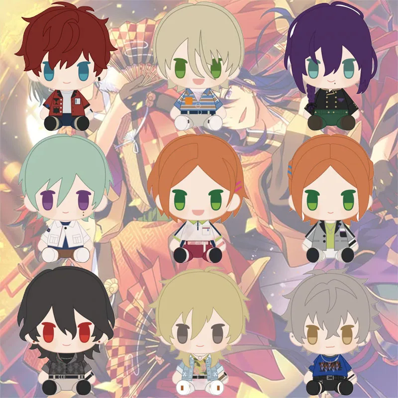Ensemble Stars!! 10CM Cartoon Game Character Acrylic Stand With Base Two‑Side Printed Desktop Collectible Ornament Keychain