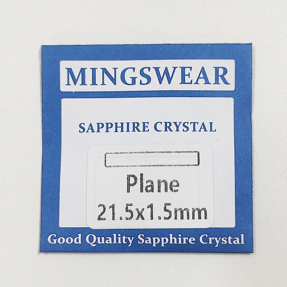 SW-150 Anti-Scratch Sapphire Cyrstal Watch Glass 1.5mm 20mm 20.5mm 21mm 21.5mm 22mm 22.5mm Sapphire Wrist Watch for Replacement