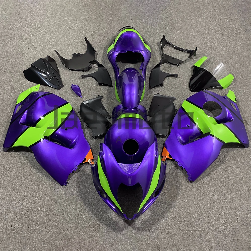 For GSXR1300 GSX 1300R  1997-2000-2007 Hayabusa Motorcycle Bodywork Set Injection ABS Plastics Fairings Accessories Purple Green