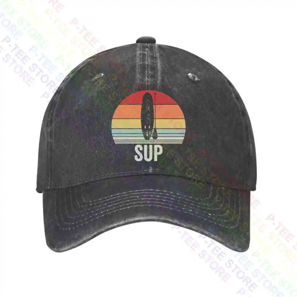 Retro Stand Up Paddle Board Paddleboarding Sup Baseball Cap Snapback Caps Knitted Bucket Hat