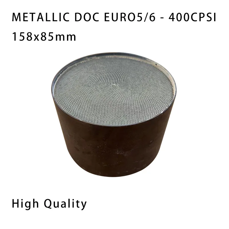 Diesel DOC Catalytic Converter Core Metallic Honeycomb Substrate 400 CPSI 158x85mm for Euro 5/6 Vehicles
