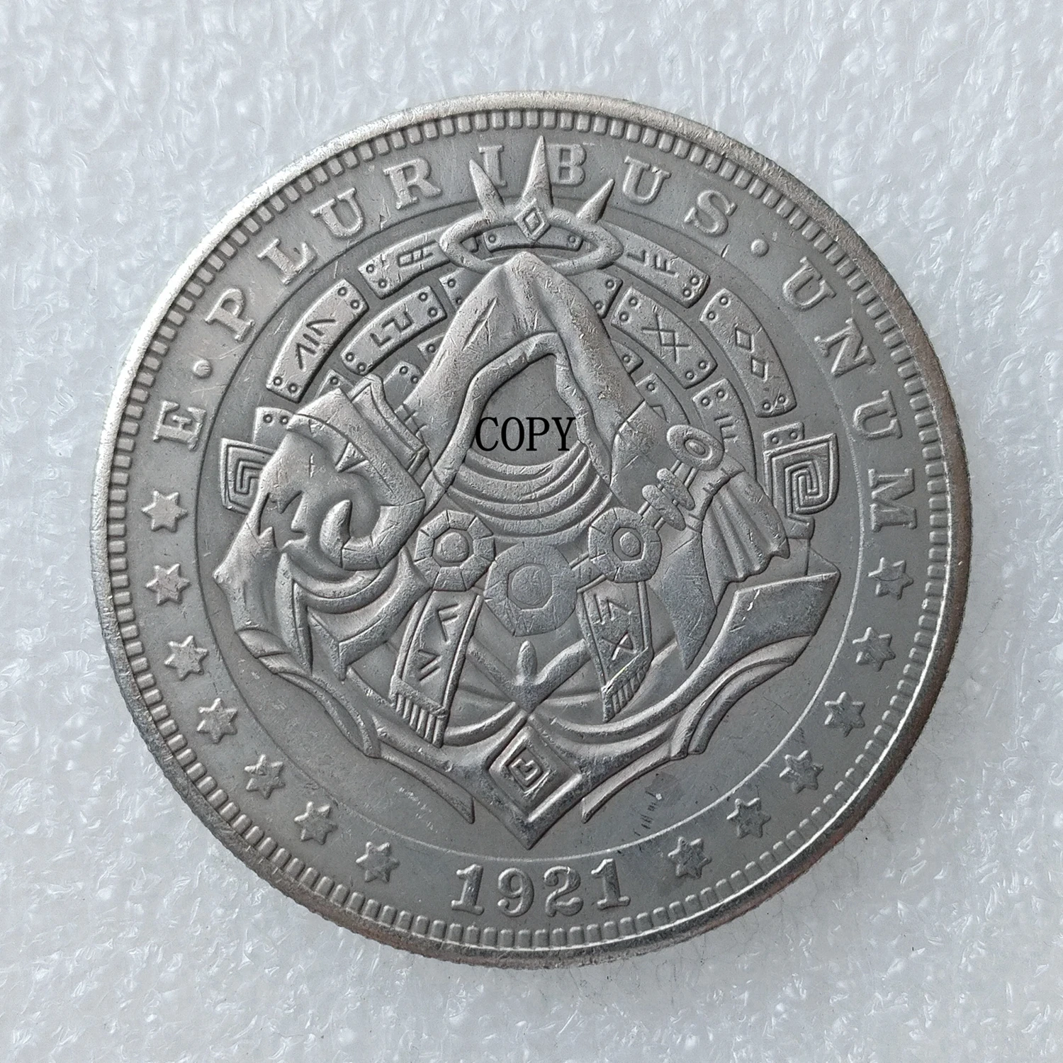 عملة زخرفية مطلية بالفضة هوبو خمر بنمط مورغان ، هدية مهرجان ، #-من أجل دولار أمريكي