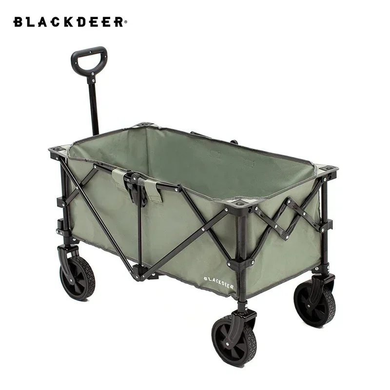 Blackdeer Folding Camping Shopping Cart Hand Wagon Trolley Multi-purpose Wheels Portable Picnic Accessory Storage Outdoor