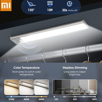 Xiaomi Night Lamp With Motion Sensor LED Battery 2200 mAh USB Rechargeable Magnetic Light For Room Kitchen Cabinet Closet Lamp