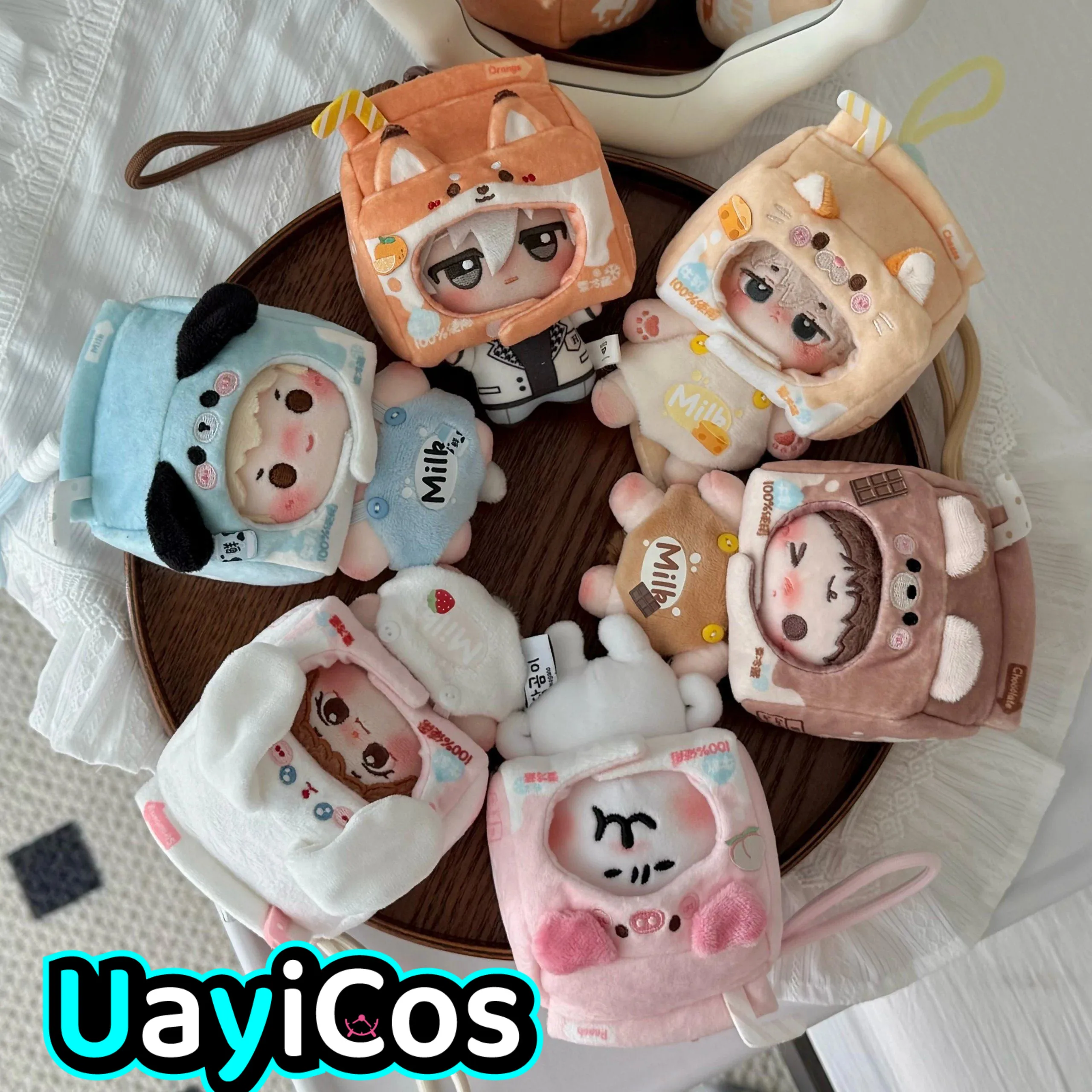 

В наличии: Костюм для куклы 10 см (милк-бокс), одежда для кукол-зверюшек (лиса, собака, кролик), шапка, штаны, хвост, шнурок, мультяшный наряд, для мягких игрушек и кукол.