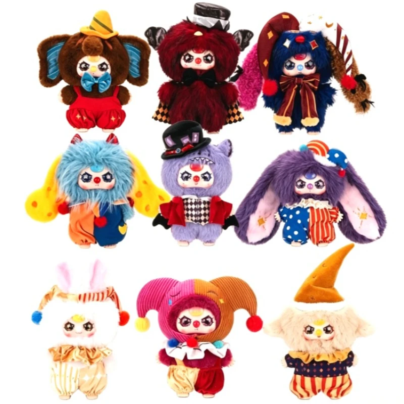 Baby Three The Show Begins Série 400% Boîte Mystère Figurine Anime Mignonne Boîte Surprise Figurine Anime Visage en Vinyle Jouets Décoratifs Cadeau Surprise
