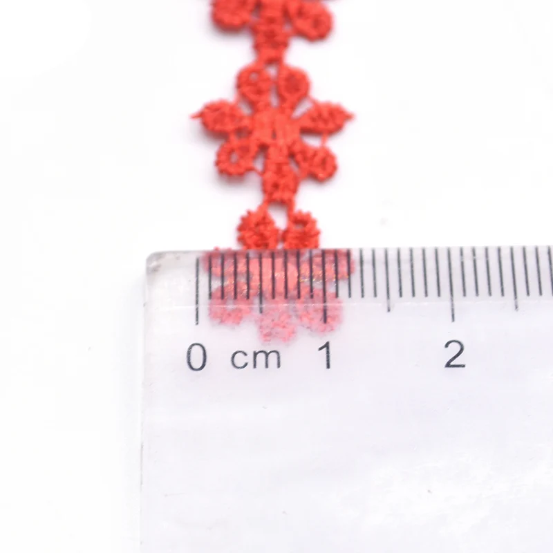 12mm biały haftowany kwiat stokrotki koronkowe wykończenia dziewiarskie ślubne haftowane Diy ręcznie robione patchworkowe materiały krawieckie