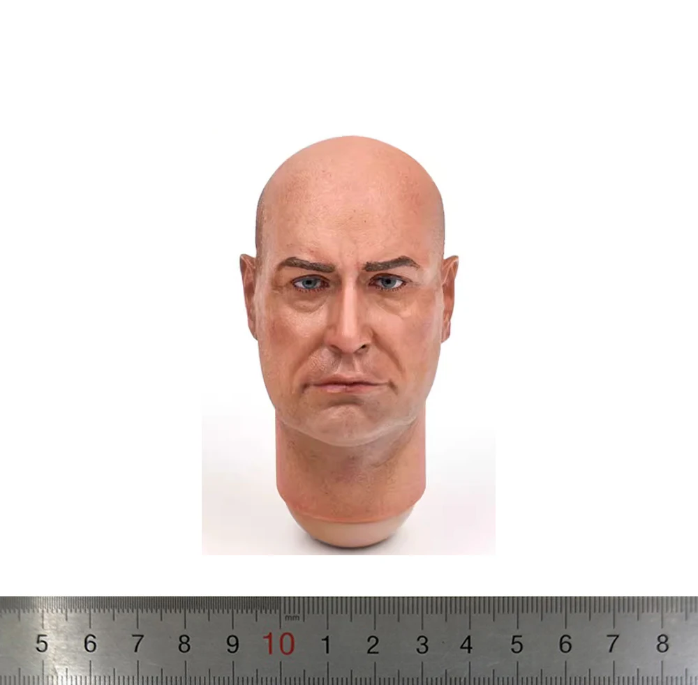 1/6 DID GM653 WWII Series Doll Action Male Head Sculpt Carving Bald Version For 12