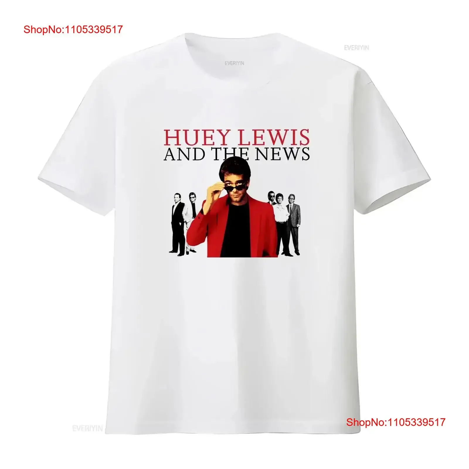 Huey Lewis and The News Heart of Rock Roll T shirt White Cotton All Sizes 1PT234 vintage Washed Soft Slightly designer clothes