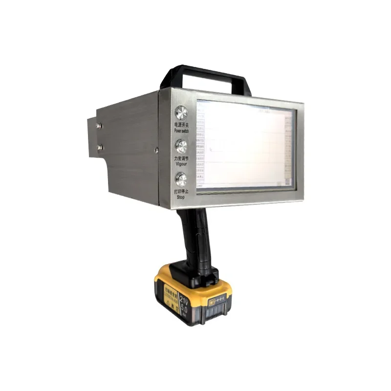 

Metal steel plate lithium battery integrated portable marking machine, handheld electric marking machine