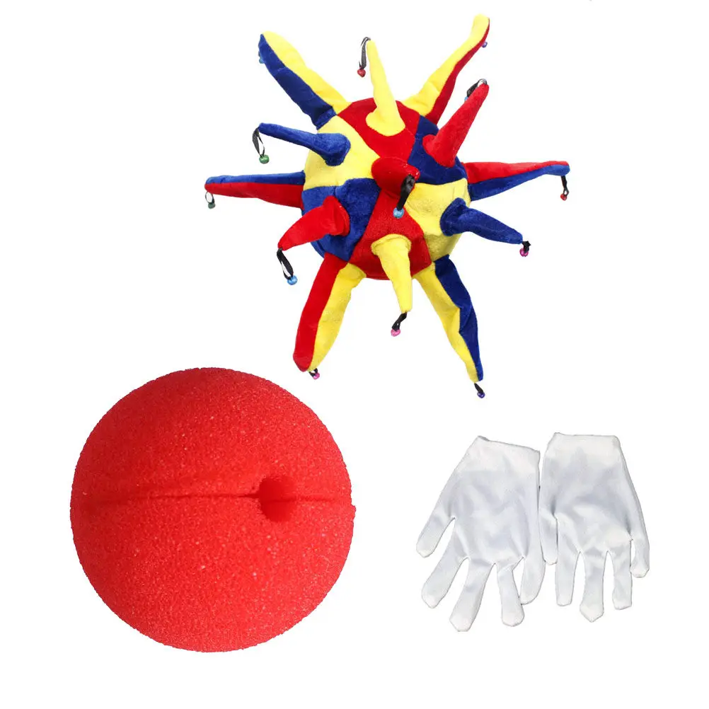 conjunto-de-fantasia-de-palhaco-com-3-pecas-padroes-coloridos-chapeu-nariz-e-luvas-para-festa-de-carnaval-e-apresentacoes