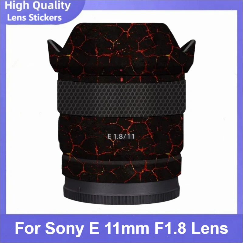 

Наклейка на объектив Sony E 11mm F1.8 SEL11F18, виниловая пленка, защитная наклейка на корпус объектива, защитное покрытие E11 1.8