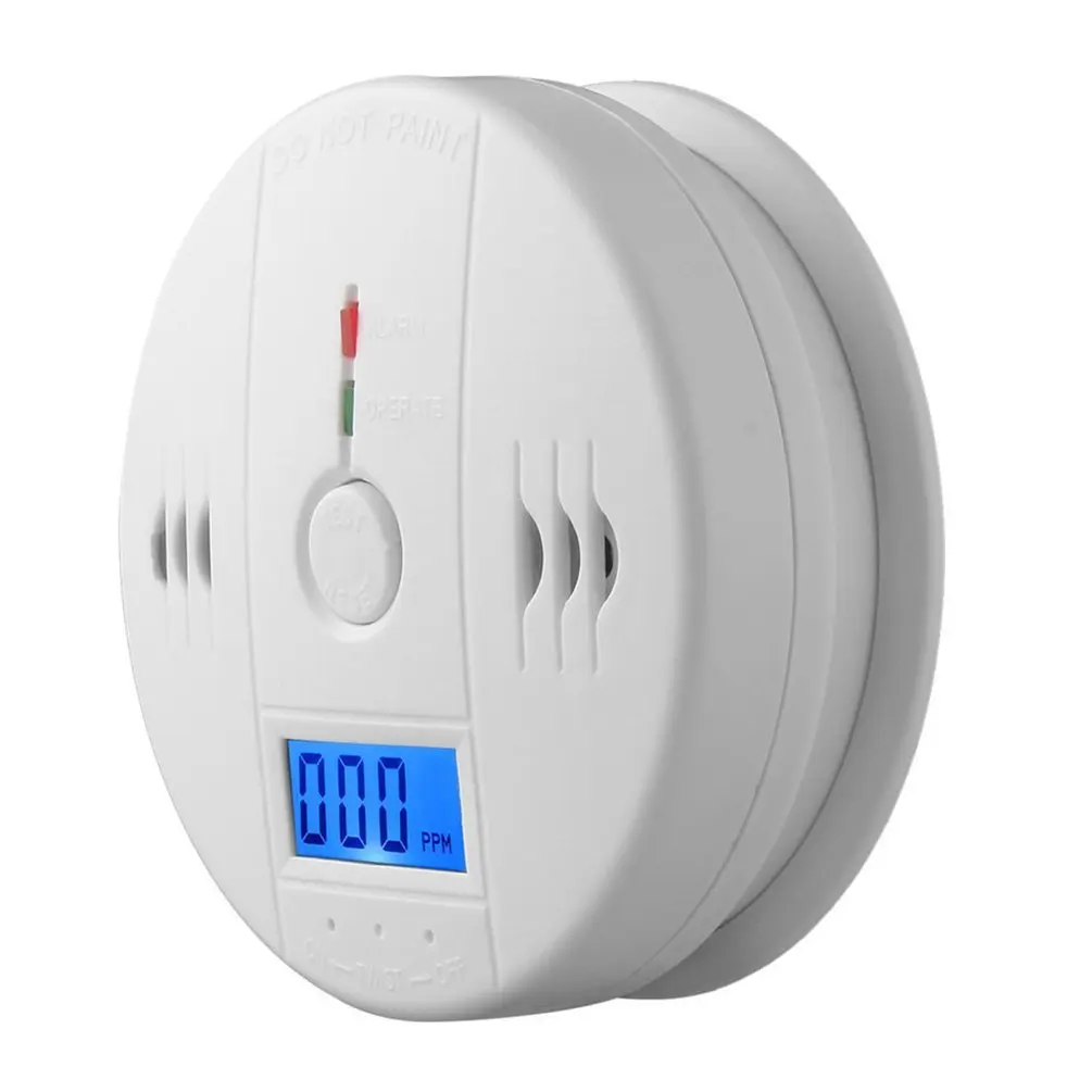 Profession Home Safety CO Carbon Monoxide Poisoning Smoke Gas Sensor Warning Alarm Detector LCD Displayer Kitchen