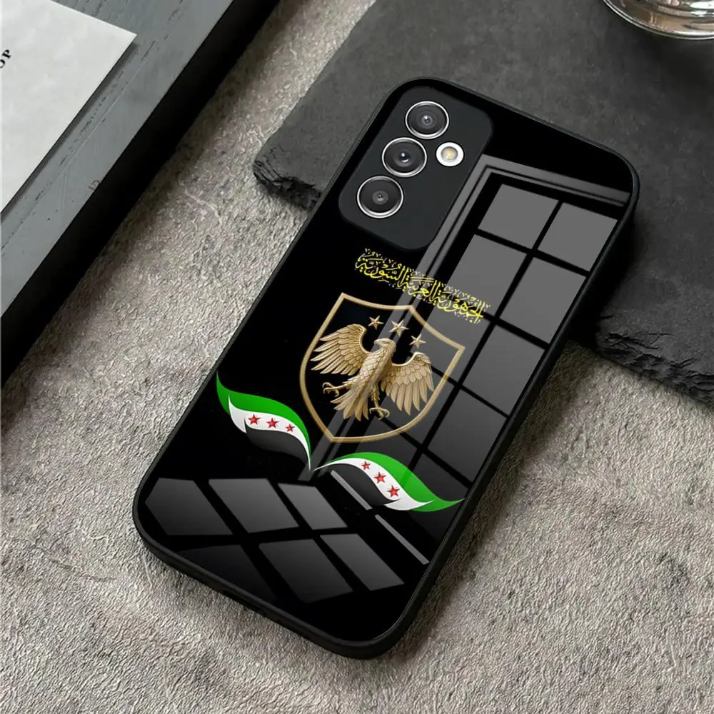 Syria Syrian Arab Republic Passport Phone Case For S25 Ultra Samsung S23 Fe S24 S22 S20 S21 Plus A54 A34 A53 A16 Glass Cover view 5