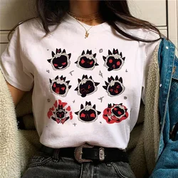 Cult of the Lamb t-shirts women summer streetwear manga t-shirts female Japanese anime clothing