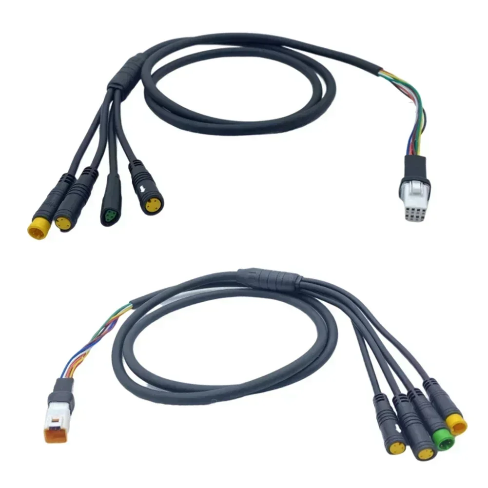 130X Throttle E-Bike Motor Cable Black Brake Display For Bafang M400 G330 G510 M620 Line Replacement Rubber New