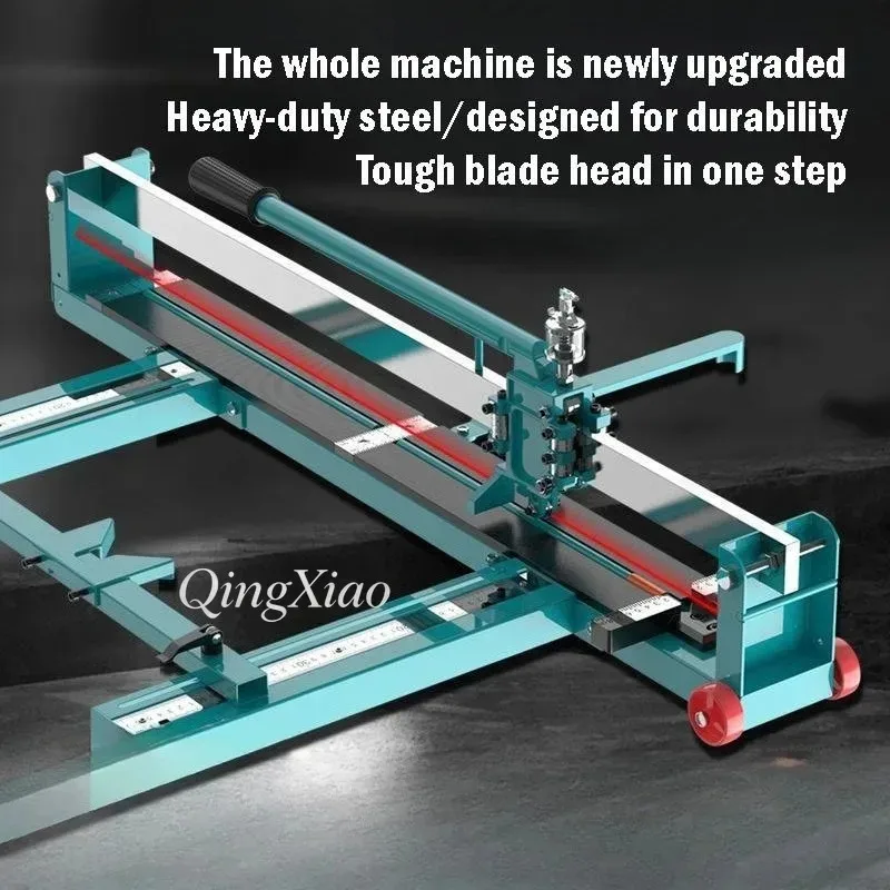 HR  Industrial Manual Tile Cutter Steel Rail Laser Guide High Precision Alloy Blade Tool For Ceramic Porcelain Floor Tile Cut