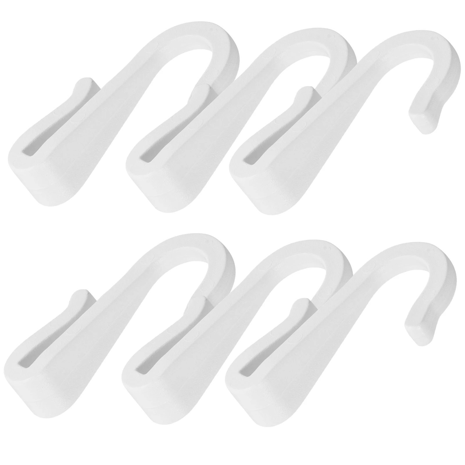 6Pcs Small Plastic S Hooks Multi Purpose Kitchen Hanging Cart Utility Hooks for Organizers Kitchen Hook Utility Hook