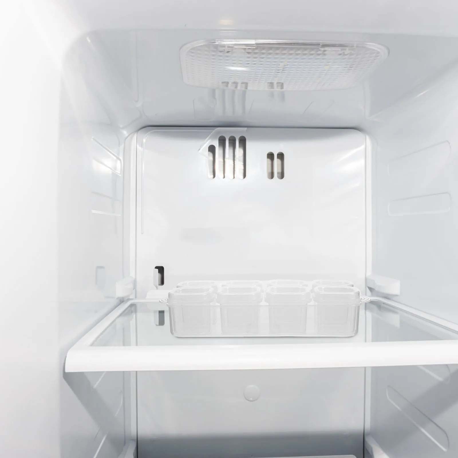 

1 set Food Storage Boxes 60Ml Strong Leak-Proof Fridge Organizer Travel-Friendly Vegetable Fresh Keeping Container Reusable