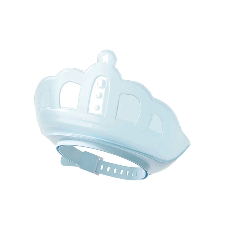 J15U قبعات استحمام شامبو للأطفال مقاومة للماء قابلة للتعديل، تصميم كرتوني صديق للبشرة، قبعة استحمام للأطفال وقت الاستحمام