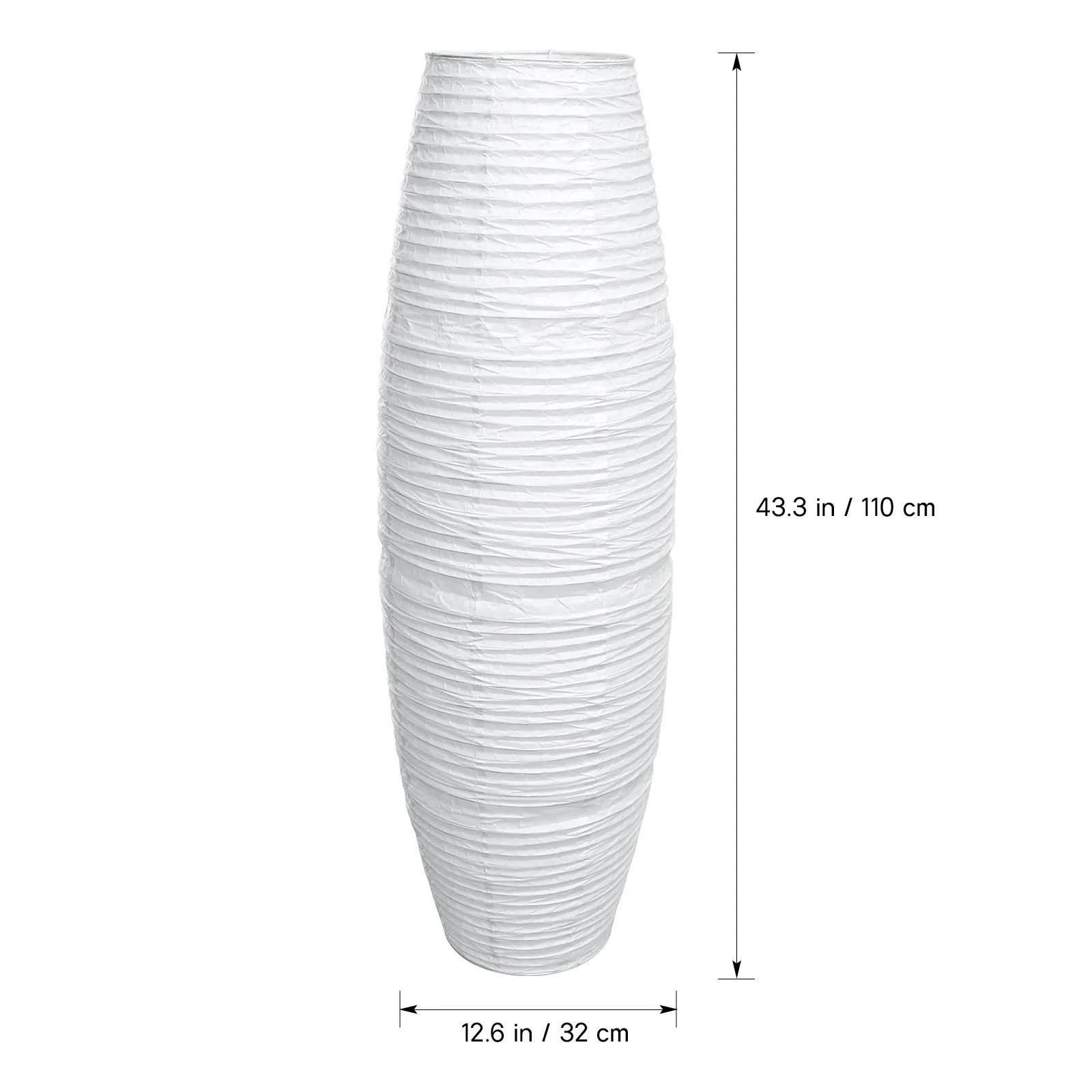 1Pcs Paper Lamp Shade Floor Lamp Standing Light Cover Soft Light Bedroom Living Room Bedside Corner Decorative Lampshade