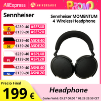 Sennheiser MOMENTUM 4 Wireless Headphone Adaptive Noise Cancellation and Transparency Mode Up to 60 Hours Battery Life