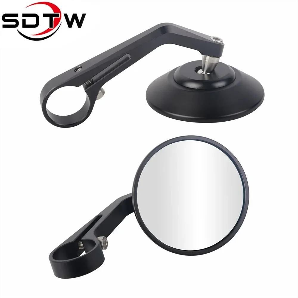 

Motorcycle CNC Rear View Side Mirrors Handle Bar End Mirror Fit For Ducati Monster 695 696 796 797 821 1100 1200 1200S 1200R S2R