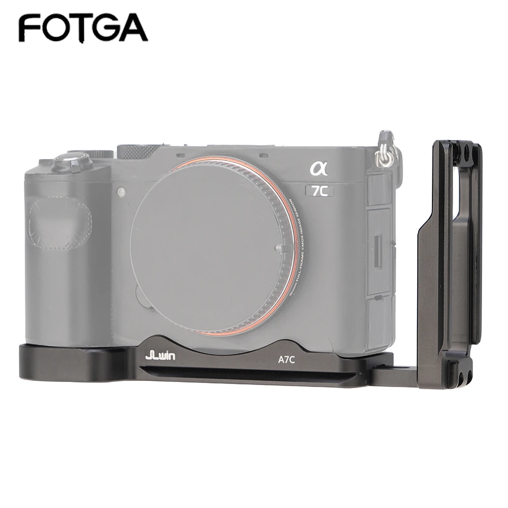 

FOTGA Quick Release Plate L Bracket Vertical QR Plate Hand Grip Holder for Sony Alpha 7C Mirrorless E-Mount Camera