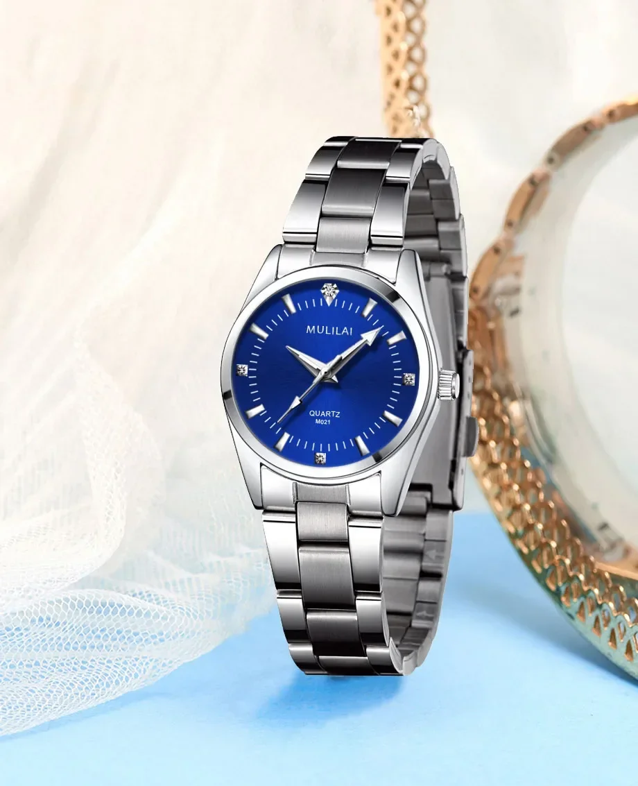 Women Watch Luxury Diamond Stainless Steel Quartz Watches Ladies Quartz Japanese Movement for women Relogio Feminino