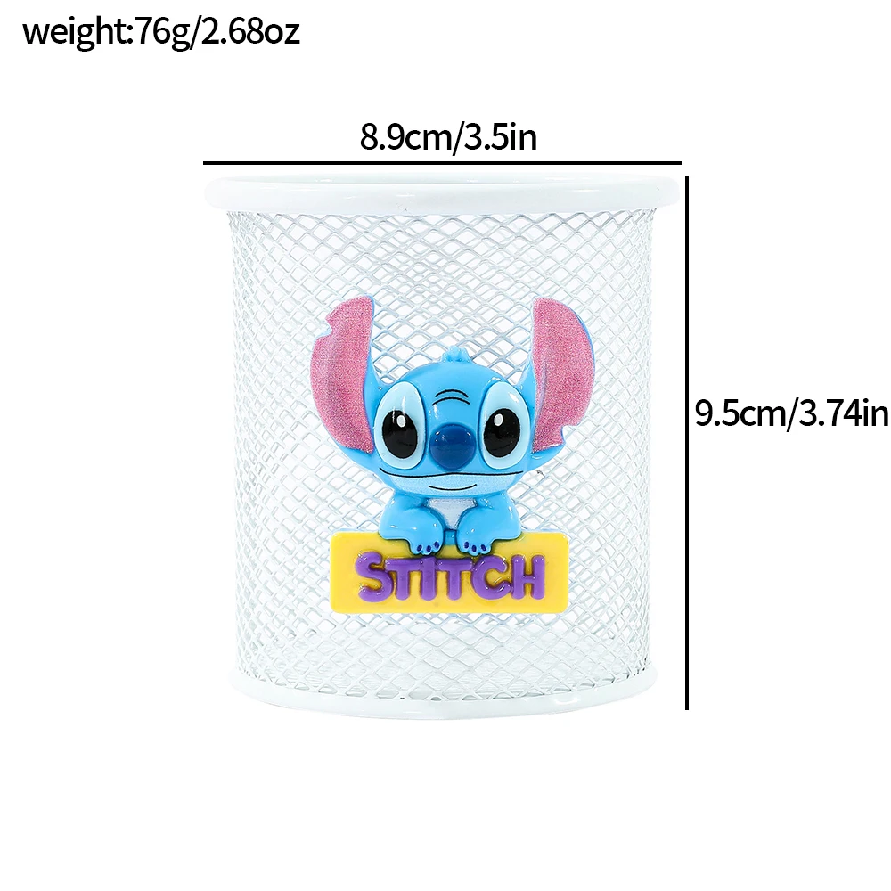 1pcs Cute Cartoon Metal Pencil Holder for Office and Home, Cosmetic Storage, Holiday Gift for Students Perfect Desktop Storage