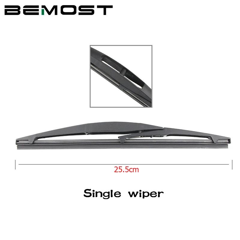 BEMOST Car Rear Windshield Wiper Arm Blade Brushes For Suzuki S-Cross 2013 Onwards Hatchback 255MM Back Windscreen Auto Styling